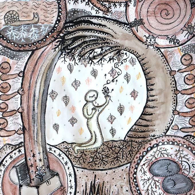 Trust in letting go - High Quality Artprint